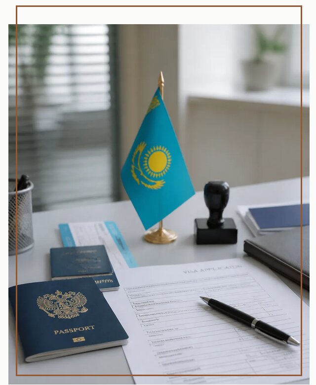 Оформление визы в Казахстан для поездки и работы в Кургане